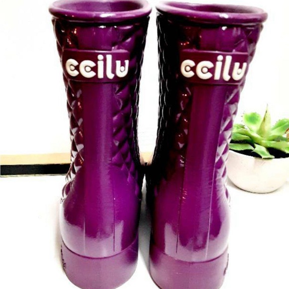 CCILU equestrian quilted rain boot - Picture 4 of 8